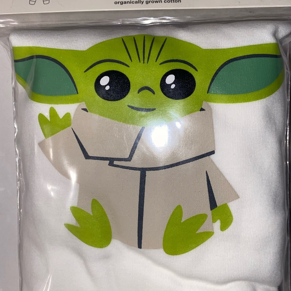 Gap Kids STAR WARS YODA PJ Set 2PC Pajama LS Organic Cotton